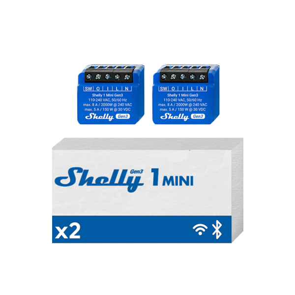 Shelly Serie Retrofit - Plus & Mini - Double Pack